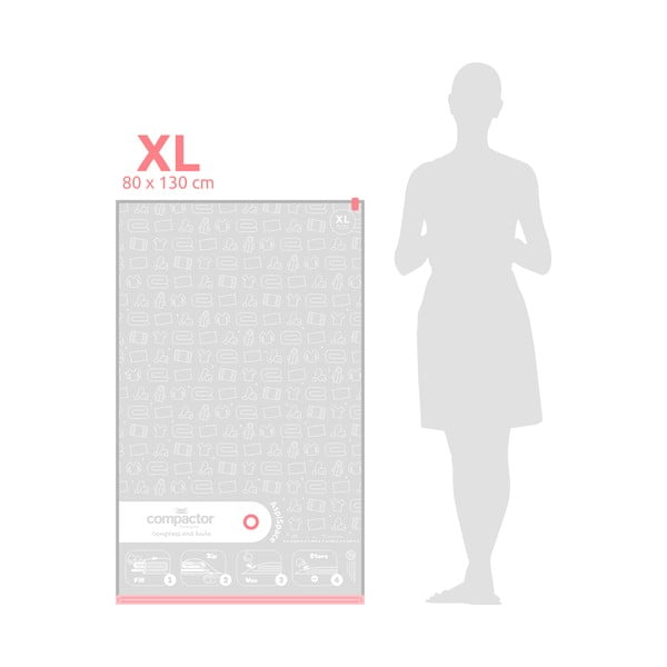 Вакуумни торбички в комплект от 3 броя Vacuum XL – Compactor-image-3