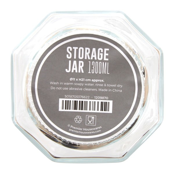 Буркан , 1,3 л Hexagonal - Premier Housewares-image-2