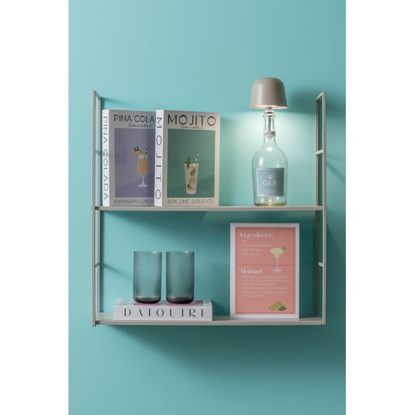 Бяло-зелена декоративна хартиена кутия за съхранение 18x4x25 cm Mojito – PT LIVING-image-1