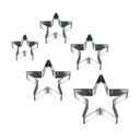 Комплект от 5 формички за бисквитки с форма на звезда - Metaltex