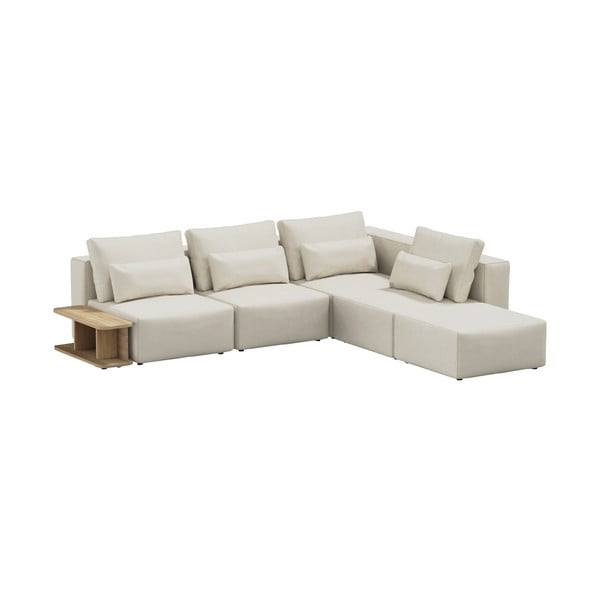 Кремав ъглов диван (променлив) Riposo Ottimo – Sit Sit