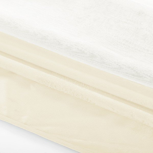 Завеса Irvelette Eyelets в бяло и бежово, 140 x 270 cm Irvette Eyelets - AmeliaHome-image-1