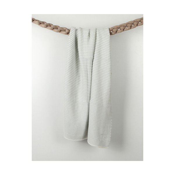 Светлосиво памучно бебешко одеяло Lucky 90 x 90 cm - Homemania Decor-image-1