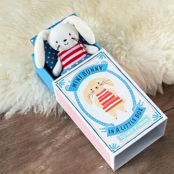 Плюшена играчка Mini Bunny in a Little Box – Rex London-image-1