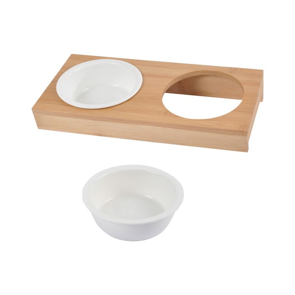 Керамичен комплект купички с основа за куче ø 12 cm – Love Story-image-1