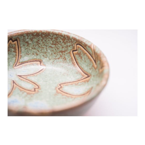 Комплект от 6 части от зелени керамични чинии за суши - MIJ-image-1