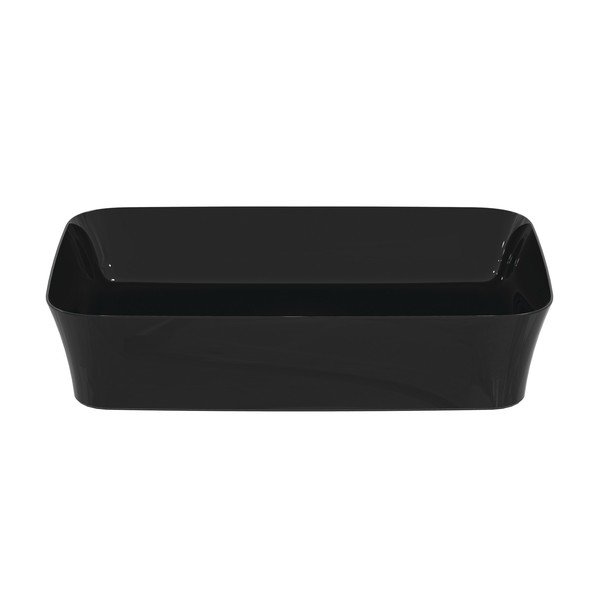 Черна гланцирана керамична мивка 55x38 cm Ipalyss – Ideal Standard-image-3