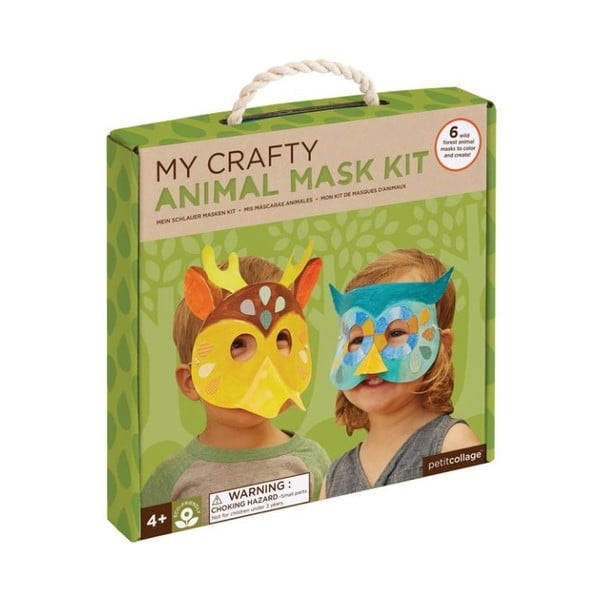 Комплект за изработване на 6 маски на животни - Petit collage