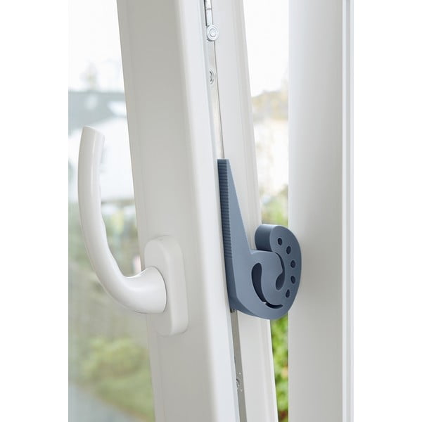 Сив и син ограничител за врати и прозорци Multi-STOP® - Wenko-image-1