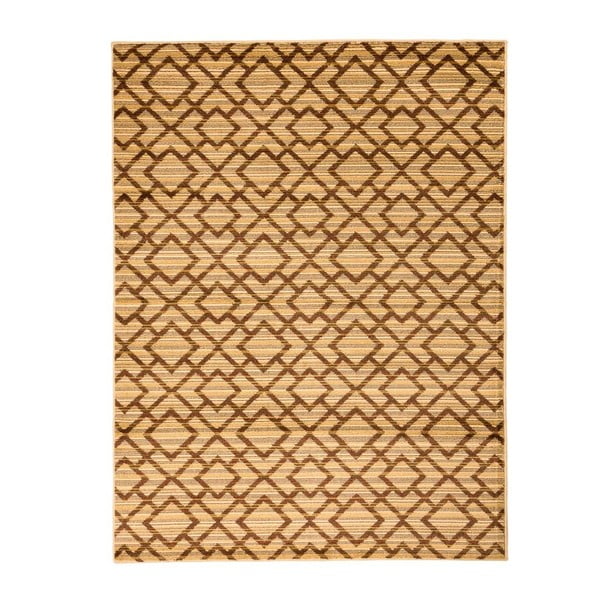 Кафяв висококачествен килим Inspiration Ludmo, 140 x 195 cm - Floorita