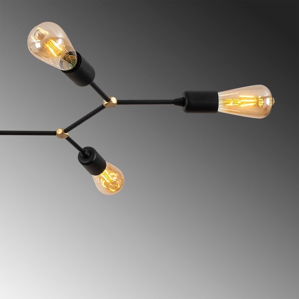 Черно осветително тяло за таван 48x95 cm Sparrow – Opviq lights-image-4