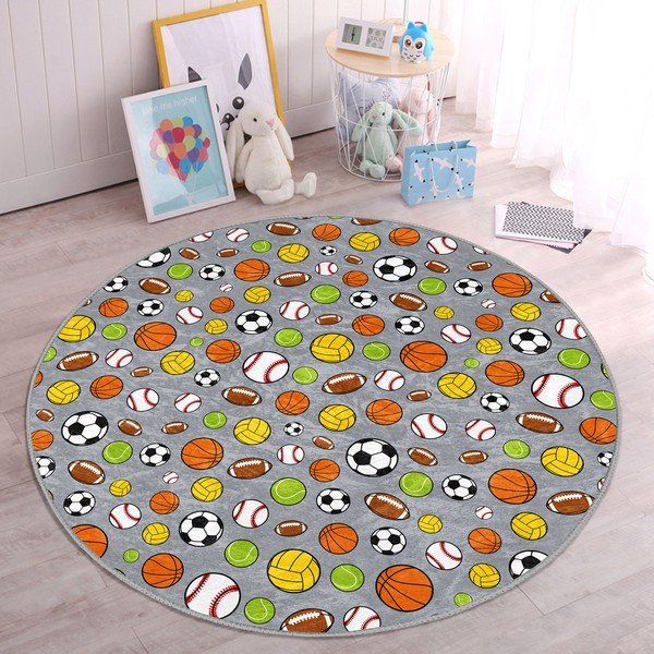 Детски килим ø 80 cm Comfort - Mila Home-image-2