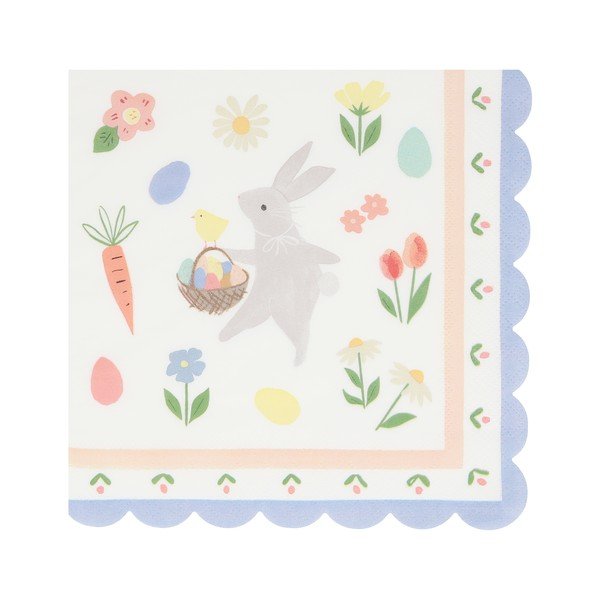 Хартиени салфетки в комплект от 16 бр. Easter Bunny – Meri Meri