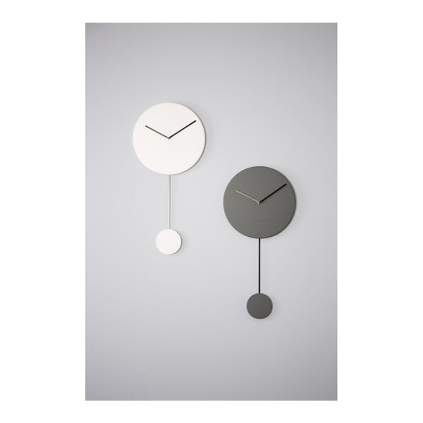 Минимален сив стенен часовник - Zuiver-image-1
