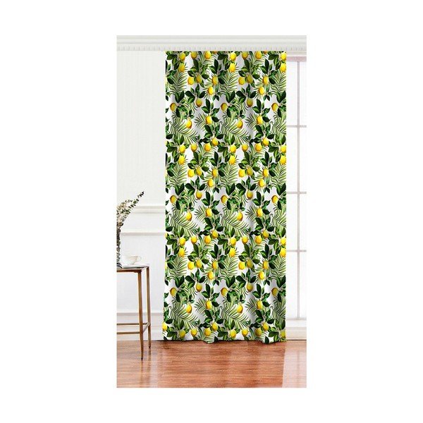 Жълто-зелена завеса 140x260 cm - Mila Home-image-1