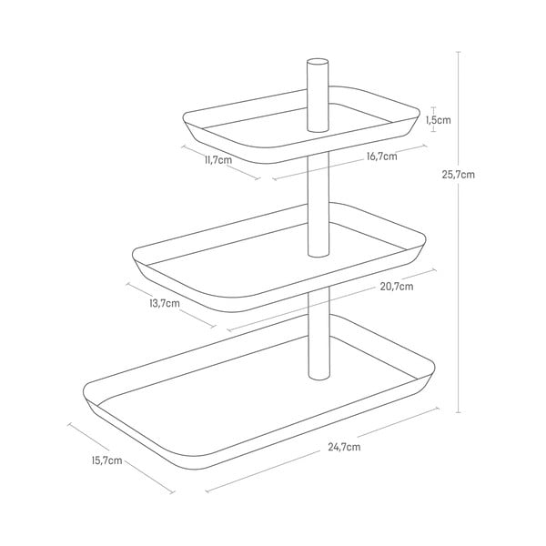 Метална стойка за бижута Rin – YAMAZAKI-image-4