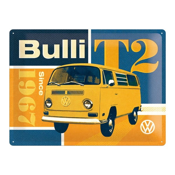Метална табела Bulli T2, 30x40 cm - Postershop