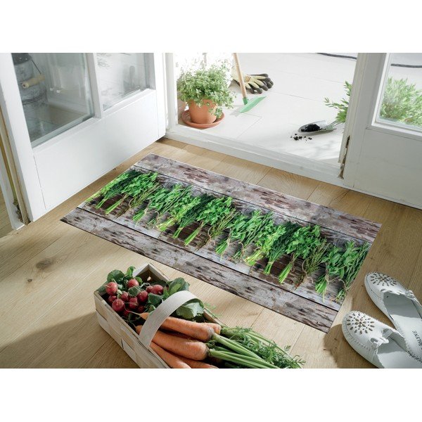 Кафяво-зелен мокет , 58 x 280 cm Aromatica - Floorita-image-1