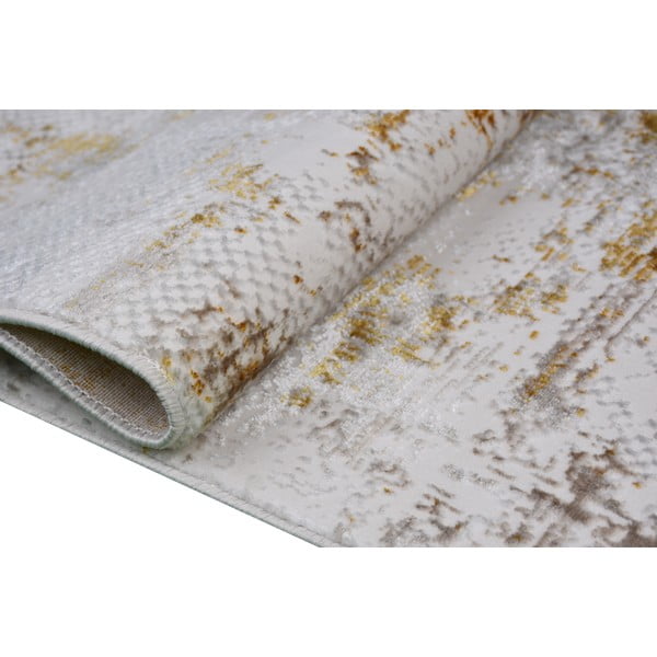 Кремав/златен килим подходящ за пране 120x180 cm Gold – Vitaus-image-2