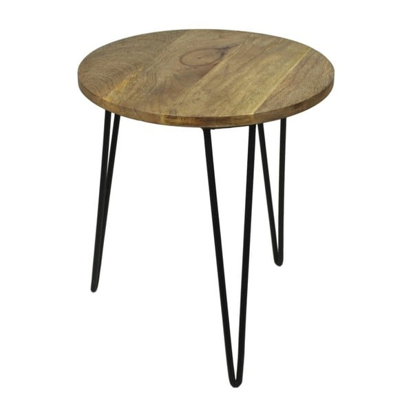Příruční stolek z mangového dřeva HSM collection Madhula