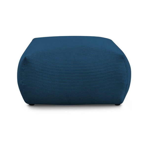 Тъмносиня табуретка  от рипсено кадифе Voltaire – Bobochic Paris-image-3