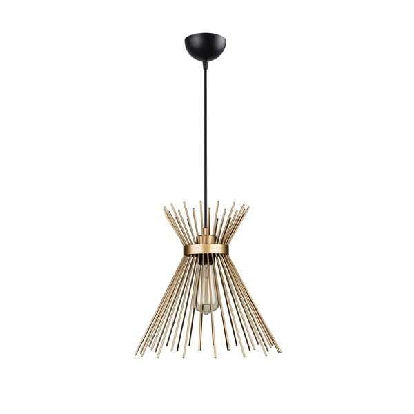 Метална висяща лампа в златист цвят Izmir - Squid Lighting-image-2