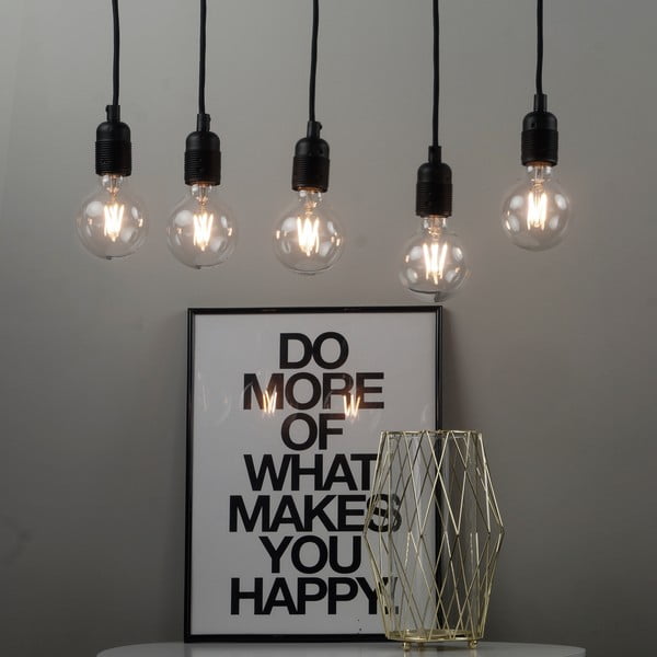 Черно петраменно висящо осветително тяло Uno - Sotto Luce-image-1