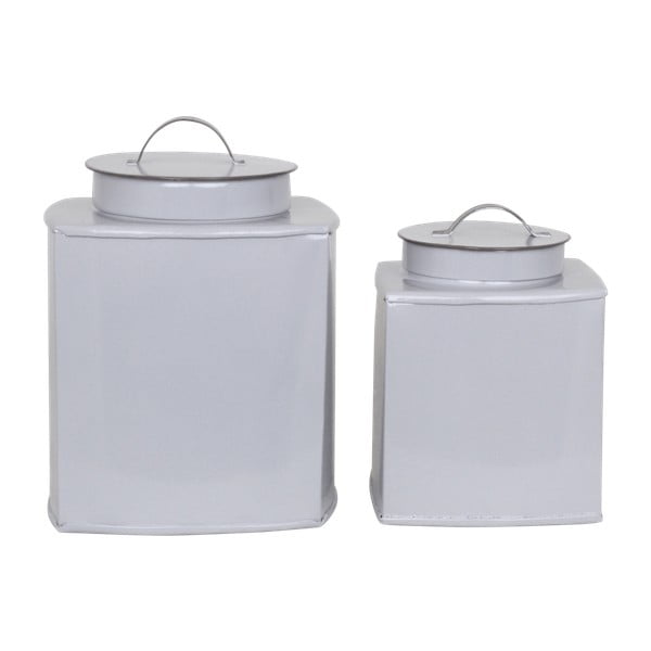 Šedá cínová dóza Strömshaga, 10,5 x 14,5 cm-image-1