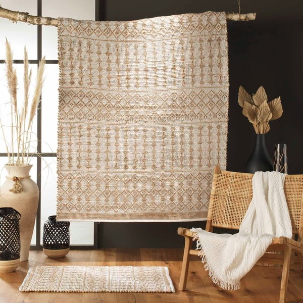 Кремав килим 60x90 cm Orya – douceur d'intérieur-image-1