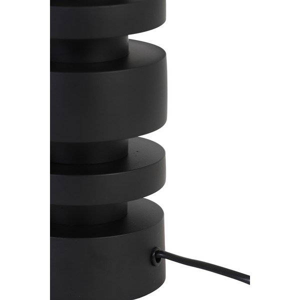 Матово черна основа за настолна лампа 40 cm Desley – Light & Living-image-3