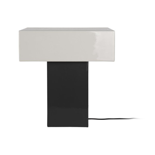 Черна настолна лампа (височина 35 cm) Grato Recto – Leitmotiv