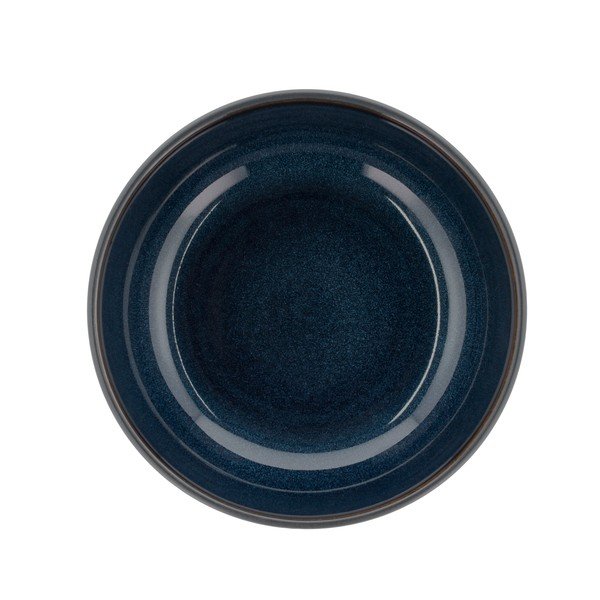 Черна/синя глинена рамен купичка Gastro Dark Blue/Black – Bitz-image-1