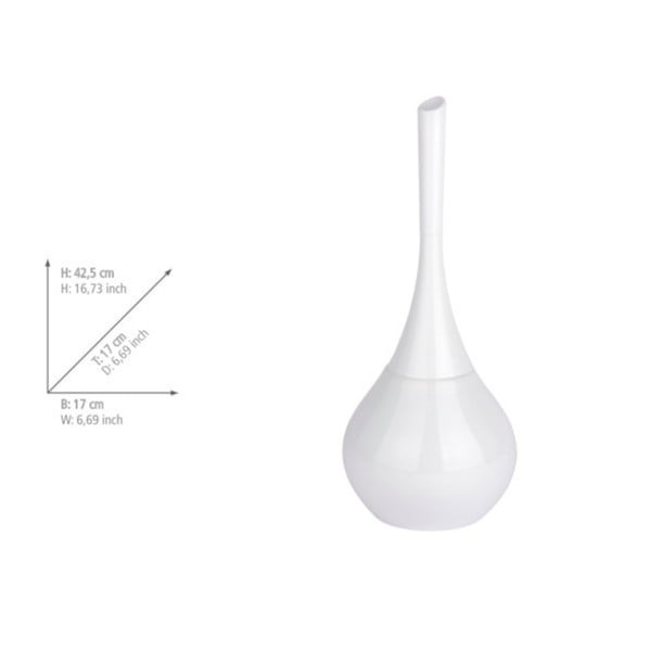 Бяла четка за тоалетна Flakon - Wenko-image-2