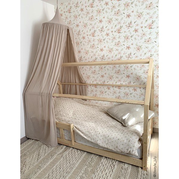 Детски тапет 10 м x 50 см Watercolour Flowers - Lilipinso-image-4