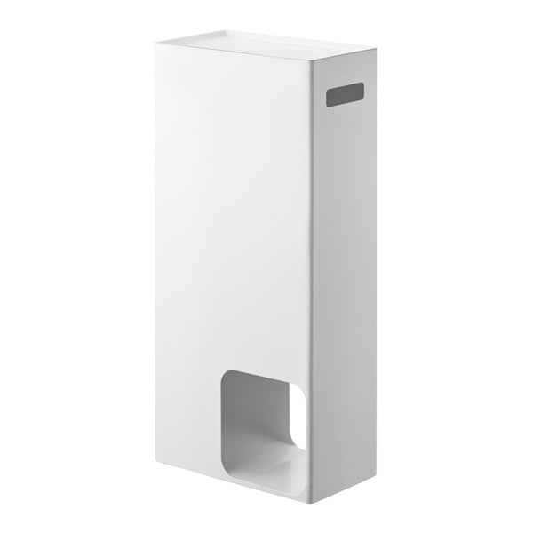 Бял диспенсър за тоалетна хартия Rin Stocker Tower - YAMAZAKI