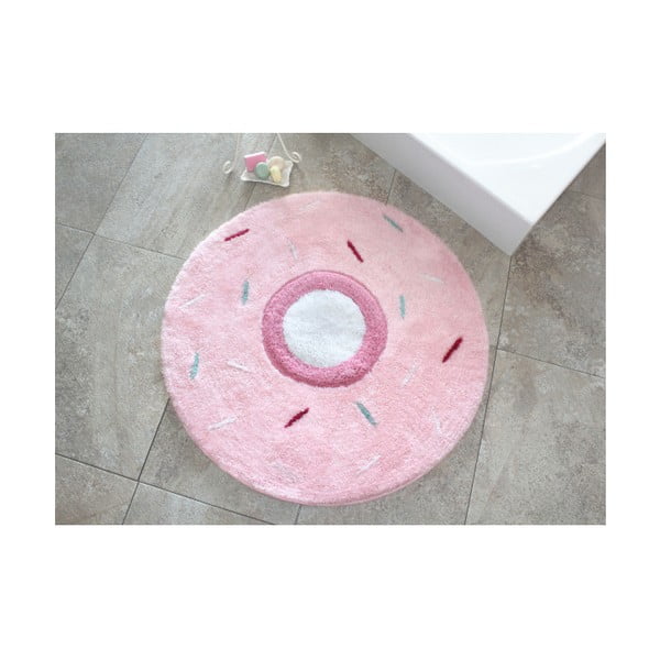 Koupelnová předložka Alessia Donut, Ø 90 cm
