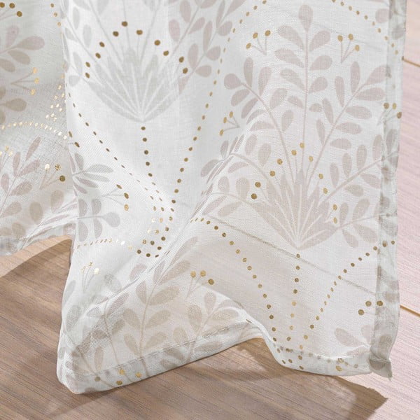 Завеса в бежов и златист цвят 140x280 cm Majestia – douceur d'intérieur-image-3