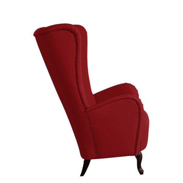 Červené křeslo z imitace kůže Max Winzer Aurora-image-2