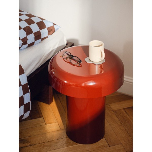 Стоманена кръгла странична масичка ø 40 cm Miko – noo.ma-image-1