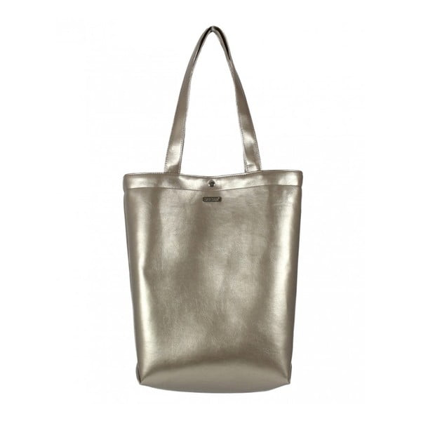 Чанта за пазаруване в сребристо No.11 - Dara bags
