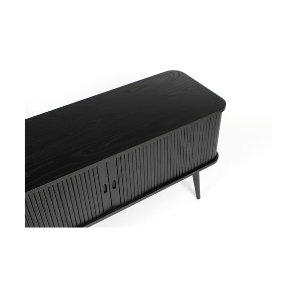 Черен скрин с чекмеджета и плъзгащи се врати Barbier - Zuiver-image-2