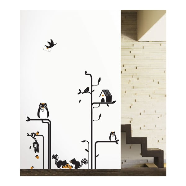 Стикер за стена Приятели на дървото - Ambiance-image-2