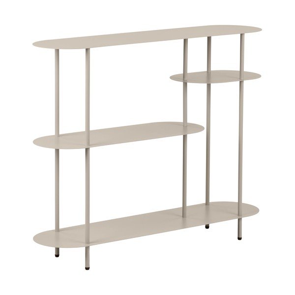 Бежов метален стелаж 118x97x31 cm Rieti – House Nordic-image-2