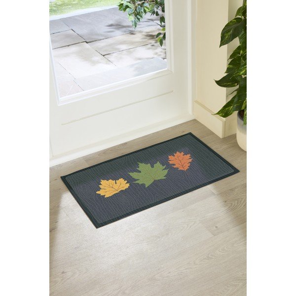 Изтривалка 40x70 cm Autumn Leaves on Green – Artsy Doormats-image-3