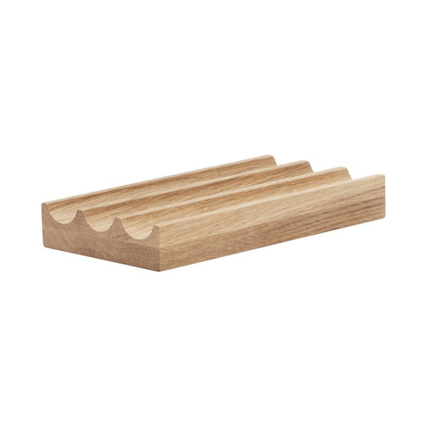 Дървен органайзер за канцеларски материали Wave - Hübsch