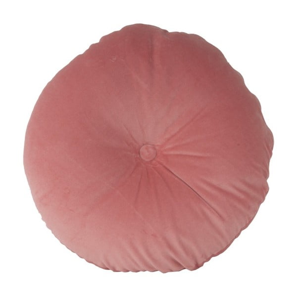 Růžový bavlněný polštář PT LIVING, ⌀ 45 cm