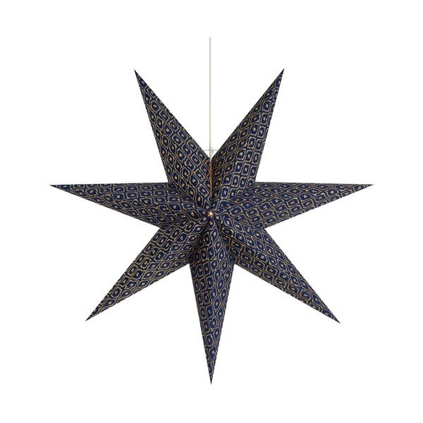 Тъмносиня висяща коледна светлинна украса Baroque – Markslöjd