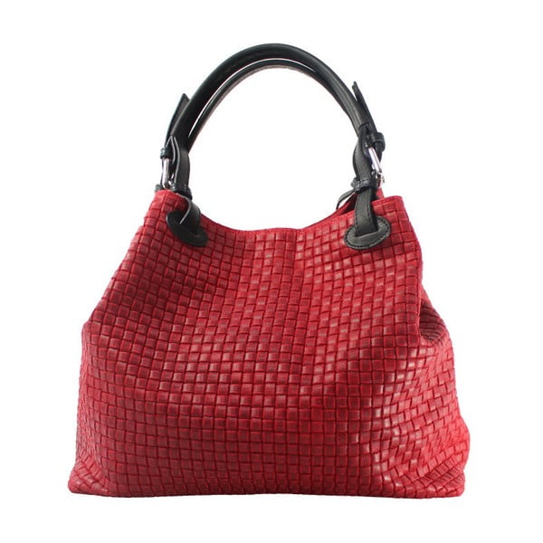 Червена кожена чанта Tessa - Chicca Borse