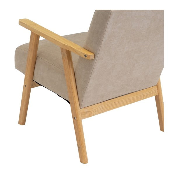 Бежово шенилово кресло Vintage – Casa Selección-image-4