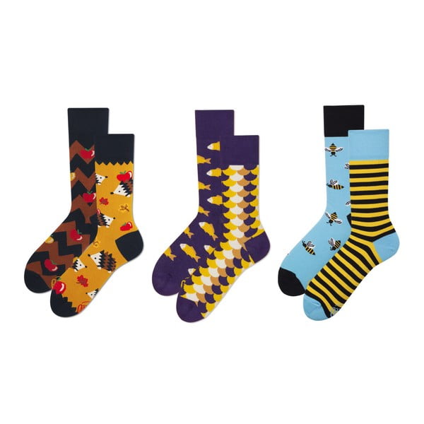 Комплект от 3 чифта чорапи Fauna, размер 35-38 - Many Mornings